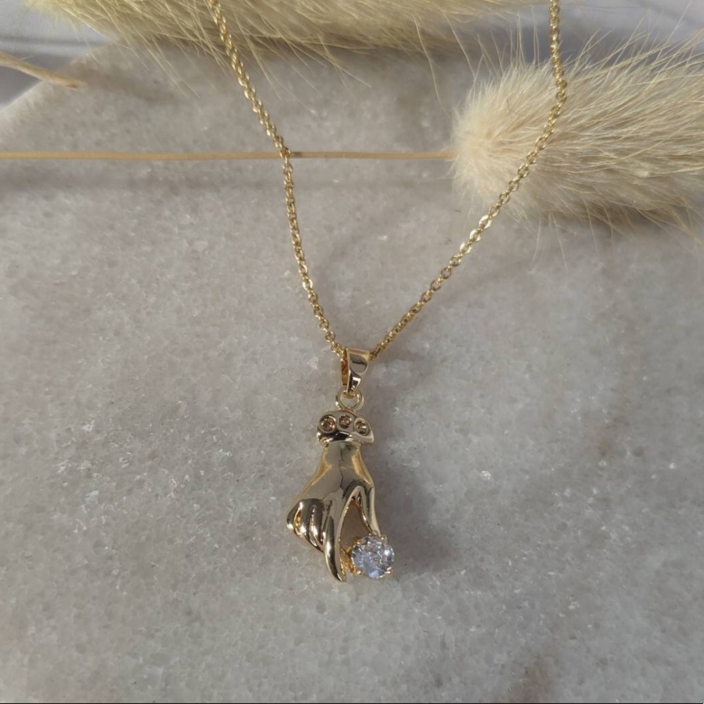 Victorian Hand Necklace